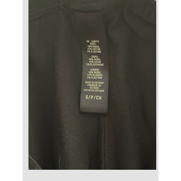 Skims Boyfriend Loose Pants Women’s Small Lounge Relaxed Fit Onyx Comfy - Picture 7 of 10